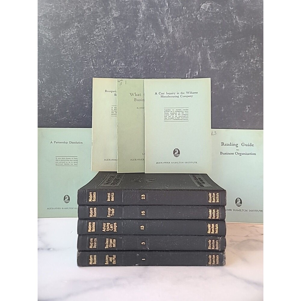 Alexander Hamilton Institute Book Lot, Incomplete